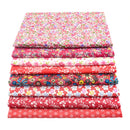 Teramila 8PCS Pack Square Multicolor Printed Cotton Fabric For Sewing Quilt Cloth Needlework Plaid Handicraft Material Patchwork