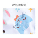 Happy Flute 1 Stk. Große nasse/trockene Eimertasche zum Aufhängen für Stoffwindeln, Einlagen, Windeln, Wäsche mit zwei Reißverschlüssen, wasserdicht, wiederverwendbar