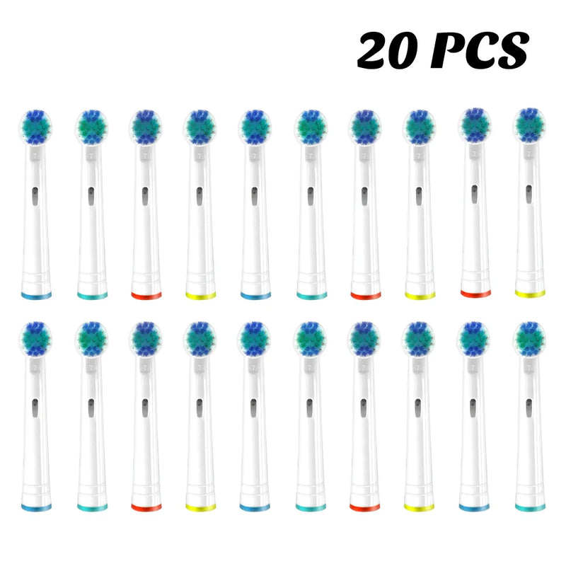 20Pcs/Lot Electric Toothbrush Head For Oral B Sensitive Replacement Brush Heads D25 D30 D32 D18 4739 3709 4728 D4510 D12013