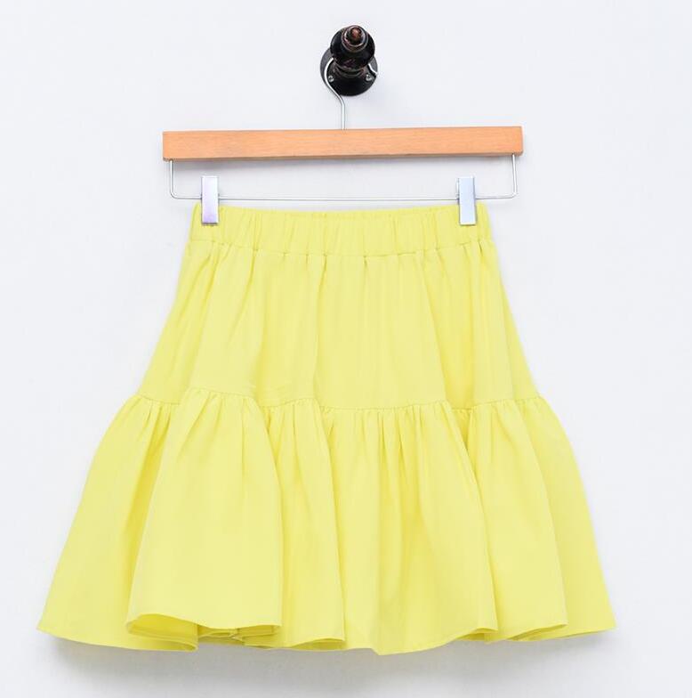 2023 Summer Sexy Korean style Ruffles Skirt fashion Women Mini Skirt High Waist Girls sweet cotton linen Skirt black white