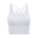 SHINBENE UPATED 2.0 Gym-Lauftops Damen Weiche Nylon Fitness Yoga Sport-BHs Tops Anti-Schweiß Gepolsterter Workout-BH