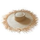 2022 Natural Raffia Straw Hat Summer Hat Women Large Wide Brim Sun Protection Sun Hats Lady Gilrs Holiday Panama Beach Hat