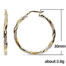 Huitan Simple Stilvolle Damen Ohrringe mit Drehverschluss, Goldfarben, filigrane Geschenke, vielseitiger Stil, Damenohrringe, Trendiger Schmuck, heißer Verkauf