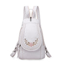 Hochwertiger Rucksack für Damen 2020 Neuer weißer Lederrucksack Schultasche für Teenager-Mädchen Weiblicher Reiserucksack Mochila