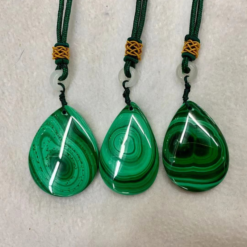 Natural Malachite Necklace Pendant DIY Jewelry Pendant For Woman For Gift Wholesale !