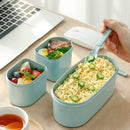 1450ML lunch box high food container eco friendly bento box  lunch japanese food box lunchbox meal prep containers wheat straw