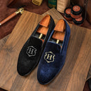 The Vesper | Handmade Velvet Slip-On Loafer