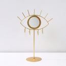 Gold Eye Table Mirror  Makeup Mirrors Boho Home Decor Living Room Decoration Bedroom Cosmetic Dressing Tabletop Mirror Evil Eye