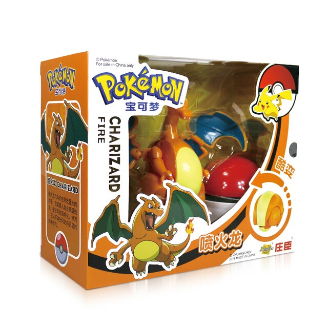 Pokemon Figures Ball Variant Model Pikachu Jenny Turtle Pocket Monsters Action Figure Toy Christmas Gift Box