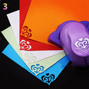 1pc creative paper card photo DIY craft flower shape corner puncher, business paper card cutting hole punch office stationery