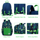 VASCHY Kinderrucksack Schultaschen für Kinder Kindergarten Vorschule Rucksack Cartoon Rucksack für Mädchen Jungen mit Brustgurt