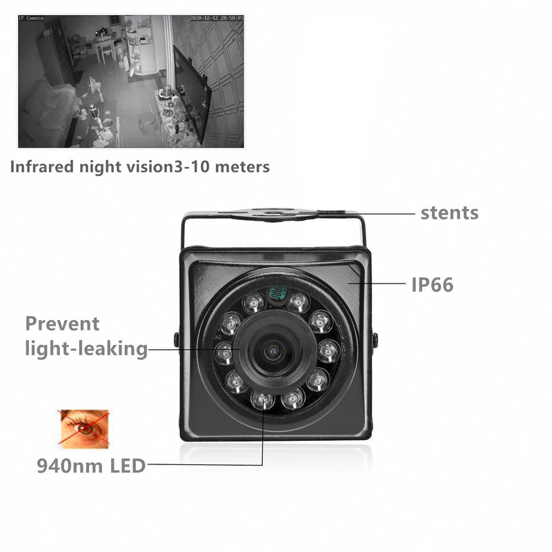 IP66 Waterproof Mini 940NM IR USB Cam Full HD 1080P 720P USB Mini Android OTG Type-C UVC CCTV External Camera for Tablet Kiosk
