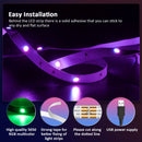 ColorRGB, LED-Lichtstreifen 10M 15M, Musiksynchronisation Farbwechsel RGB LED-Streifen 24-Tasten-Fernbedienung, APP-Steuerung, SMD5050, Für TV PC Zuhause