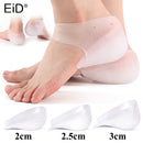 Unsichtbare Fersenerhöhung Einlegesohle Silikonsocken Fußgewölbestütze Gel Fersenpolster Orthopädische Fersenkissen Sohlen Fußmassage Männer Frauen