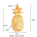 3D Fruit Strawberry Grape Mango Pineapple Water Melon Cherry Banana Charm Pendant , Jewelry Necklace Bracelet Making Supply M15