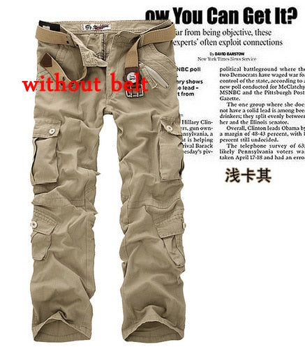 2023 Hot sale free shipping men cargo pants camouflage  trousers military pants for man 7 colors