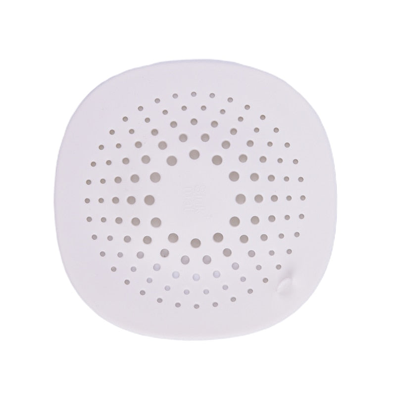 Silicone Drain Hair Catcher Kitchen Sink Strainer Bathroom Shower Sink Stopper Drain Cover Hair Trap Filter for Kitchen Bath