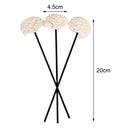 3pcs Flower Rattan Reeds Fragrance Diffuser Non-fire Replacement Refill Sticks Home Aromatic Incense