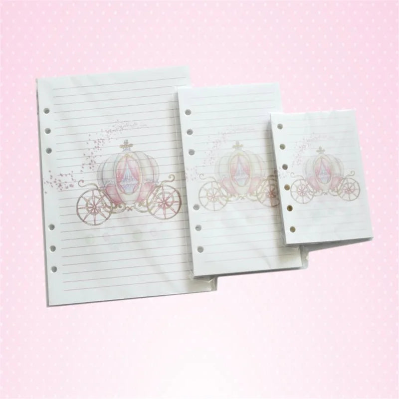 A5 A6 Cute Colorful Notebook Loose Leaf Notepad Refill DIY Diary Cover Macaroon Binder Agenda Shell Spiral Refill Pages