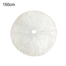 Dropshipping!White Christmas Tree Skirt  Soft Comfortable Xmas Tree Skirt Base for Home Decor