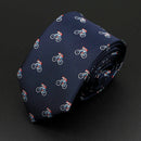 Trendy Design Men's Microfiber Jacquard Necktie Animal Plant Skull Flower Woven Tie Wedding Party Father's Day Birthday Gift