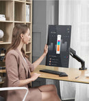NB F80 Desktop Gas Spring 17-30" LCD LED Monitor Holder Mount Arm Full Motion Display Stand Loading 2-9 Kgs