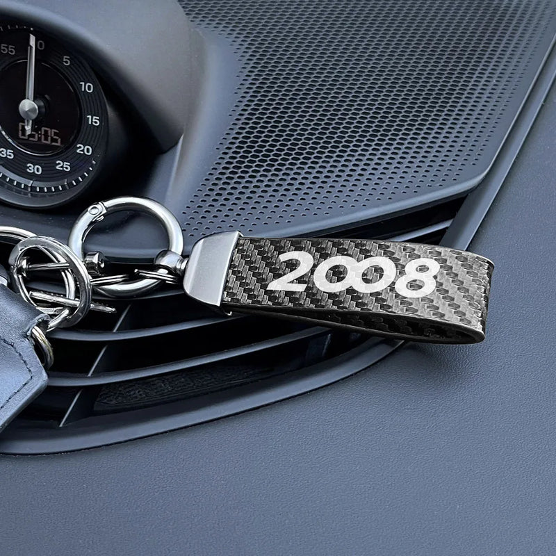 Car Keychain Logo Keyring Accessories For Peugeot 206 207 208 301 307 308 T9 406 407 508 2008 3008 5008 108 RCZ 607 4008 301 306