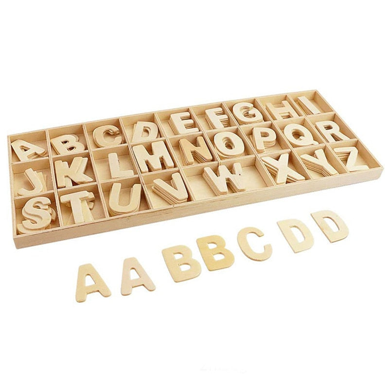 Wooden Letters Natural Alphabet Letters And Numbers Personalised DIY Craft Home Decor Wedding Birthday Xmas Party Name Design