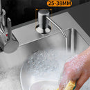 Spülbecken Seifenspender Flüssigseifenflasche Manuell drückender Seifenlotion-Spender Küchenzubehör 300ml