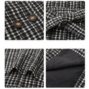 Baby Boy Girls Wool Jacket Long Double Breasted Warm Toddle Teen Lapel Tweed Coat Spring Fall Winter Baby Outwear Clothes 3-14Y