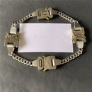 2020 ALYX 4 Buckle Necklaces Men Women 1017 ALYX 9SM Necklace Stainless Steel Removable dual-use Made In Austria 1:1 Version