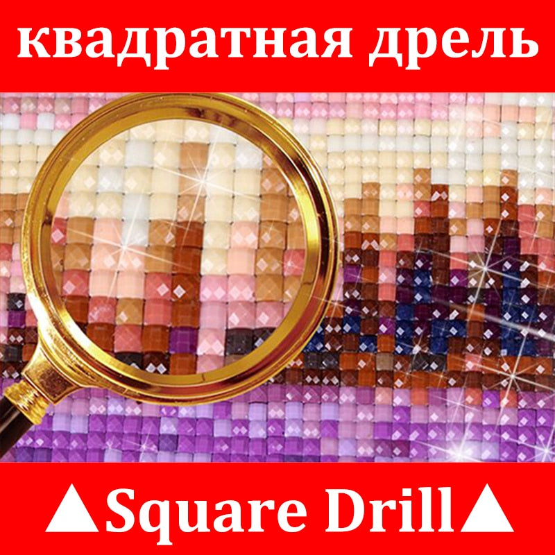 diamond embroidery horse animals photo 3d crystal diamond painting beach full round new arrivals diamond mosaic sale