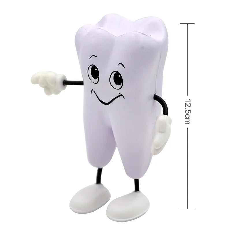 1pc Dental Teeth Shape Gift High Quality Dental Teeth Type Material Clinic Dentistry Tooth Model Soft PU Gift