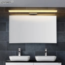 LED-Spiegelleuchte Edelstahl AC85-265V Moderne Wandlampe Badezimmerleuchten 40cm 60cm 80cm 100cm 120cm Wandleuchten Appliken