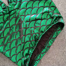 Mermaid Scale Printing Spring Summer Kids Baby Girls Leggings Skinny Children Pants 2-12Y