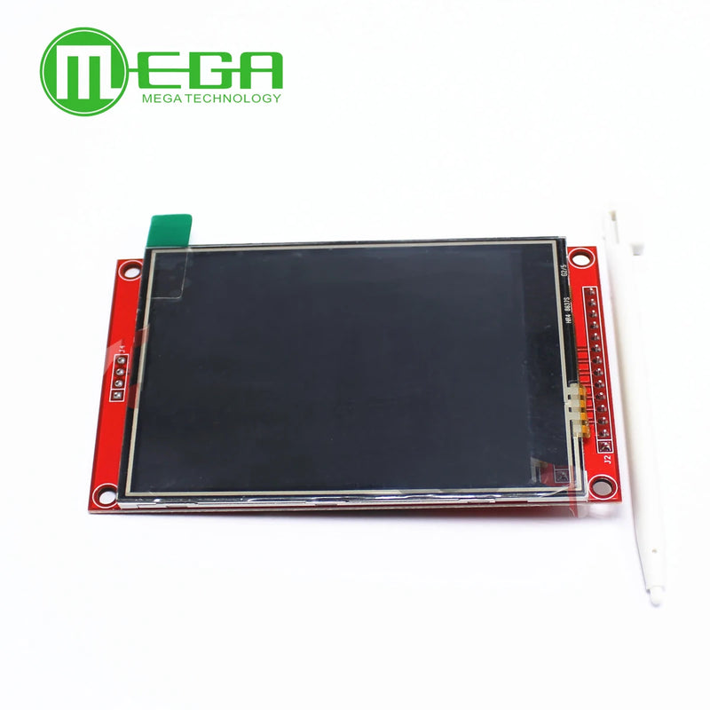 New 3.2 inch 320*240 SPI Serial TFT LCD Module Display Screen with Touch Panel Driver IC ILI9341 for Arduino MCU