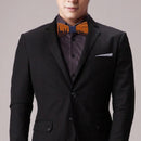 Montpellier Wood France Skyline Wooden Bow ties  Butterfly Gravata Skyline Ties For Men Cufflinks noeud papillon cravate for men