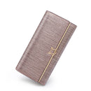 FOXER Women Split Leather Long Wallet Best Gift Female Clutch Bag Credit Card Holder Lady Luxury Coin Purse Fashion Evening Bags