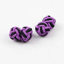 Mens Cuff Links Fashion Men's Shirt Cufflinks Trade Mixed Two Colors DIY Braided Wire Buckle Cuff Link