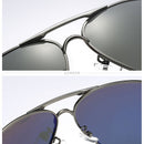 AOWEAR Herren-Flieger-Sonnenbrillen Polarisierte Spiegel-Sonnenbrillen für Herren HD-Fahr-Polaroid-Sonnenbrillen lunettes de soleil homme