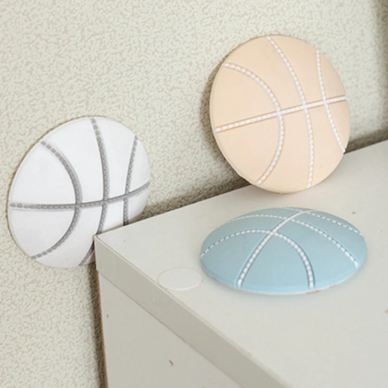 1PCS Door Stick Golf Volleyball Basketball Styling Rubber Fender Handle Door Lock Protective Pad Protection 3d Wall Stickers