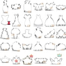 1pcs Wedding Dress Crown Shoe Pumpkin Car Metal Cookie Cutter Shapes Sandwich Bread Mold Fondant Cake Decorating Tools