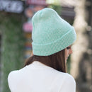 [Rancyword] Damen Wintermützen Beanies Strickmützen Kaninchenfellmütze Weiblich Echthaar Skullies Mützen Gorros Unifarbe RC1222-2