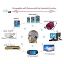 Aimitek Bluetooth Headphone Wireless Headband Sports Headsets Yoga Hands-Free Earphone Soft Warm Hat Smart Cap with Microphone