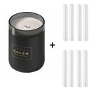 280ML Luftbefeuchter LED Kerze Ultraschall Kaltnebel Ätherisches Öl Diffusor USB Aroma Lampe Auto Reiniger Vernebler Nebel Maker