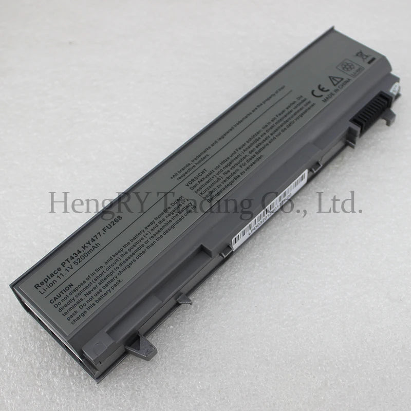 NEW 5200mAh Laptop Battery For dell Latitude E6400 M2400 E6410 E6510 E6500 M4400 M4500 PT436 PT437 KY477 KY265 KY266 KY268 akku