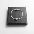 Bracelets Black Link Chain 925 Sterling Silver Fashion Jewelry For Women Men Link Trendy Karma Gift Europe Style Beads Bracelet