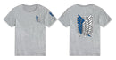 Attack On Titan t shirt mens streetwear t-shirt anime cosplay clothes boys summer tshirt summer Tops Tees