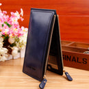 New hot sale fashion high capacity womens wallets solid color zipper clutch women's long design wallet card holder purses