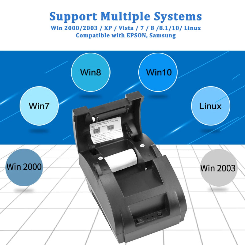 NETUM Portable USB Barcode Scanner Wired Laser 1D Bar Code Reader for POS and Inventory  58mm Thermal Printer Machine Protable U